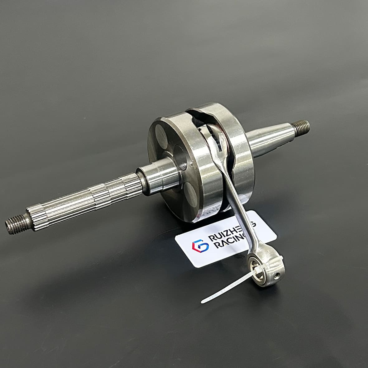 Piaggio 150 2T racing crankshaft drive-side view